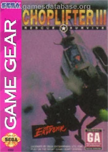 Cover Choplifter III for Game Gear